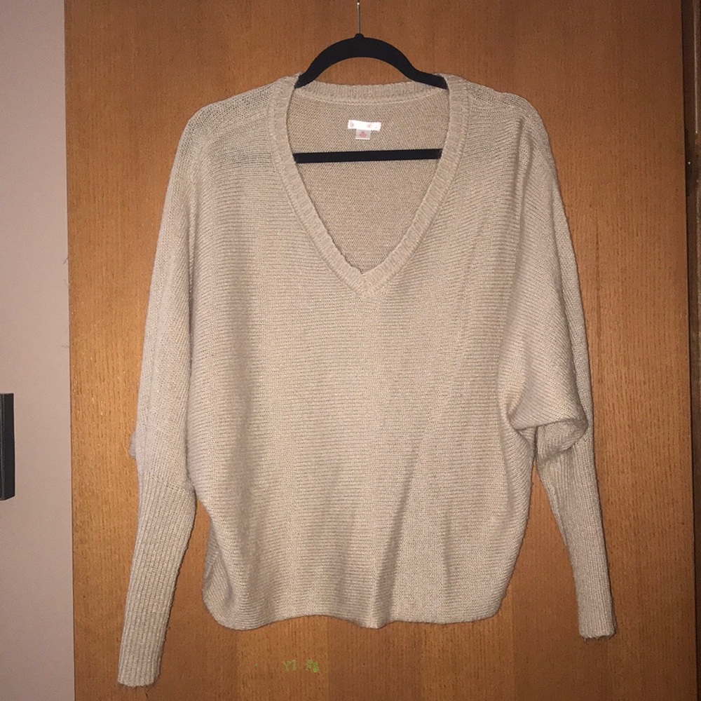 Extra large beige sweater